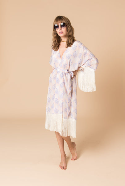 Violet's Whisper Kimono