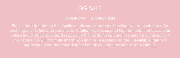 BIG SALE