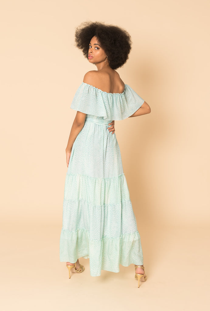 Azure Long Gypsy Dress