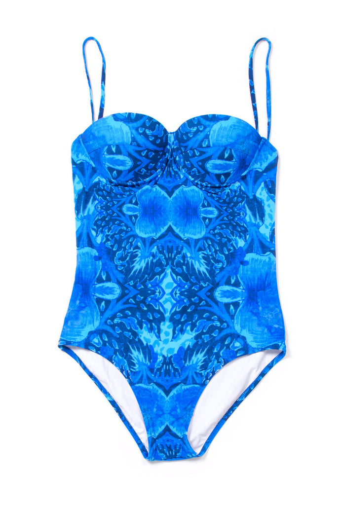 Royal Blue Balconet Swimsuit