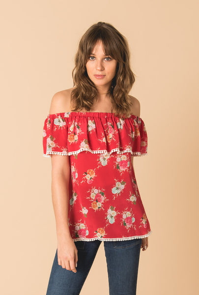 Gypsy Soul Short Off Shoulder Top