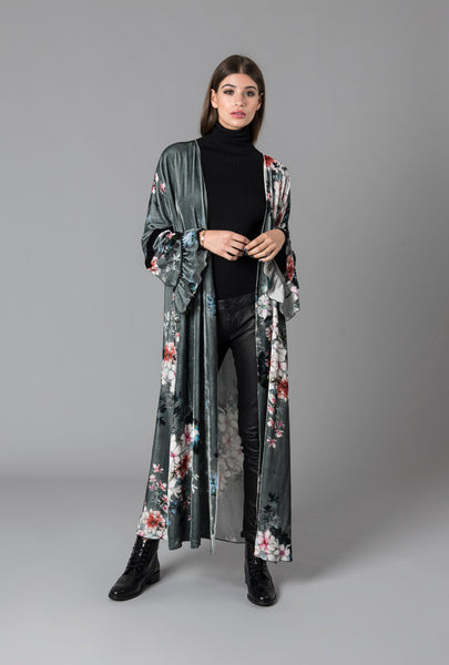 Moonlight Love Velvet Kimono