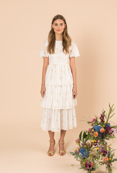 In The Morning Sun Tiered Dress