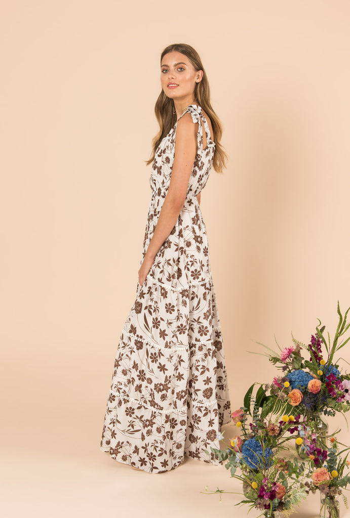 With Carly Tiered Romantic Dress
