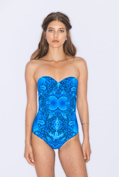 Royal Blue Balconet Swimsuit