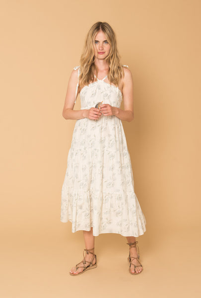 Romance in the Wind Dress with V Straps
