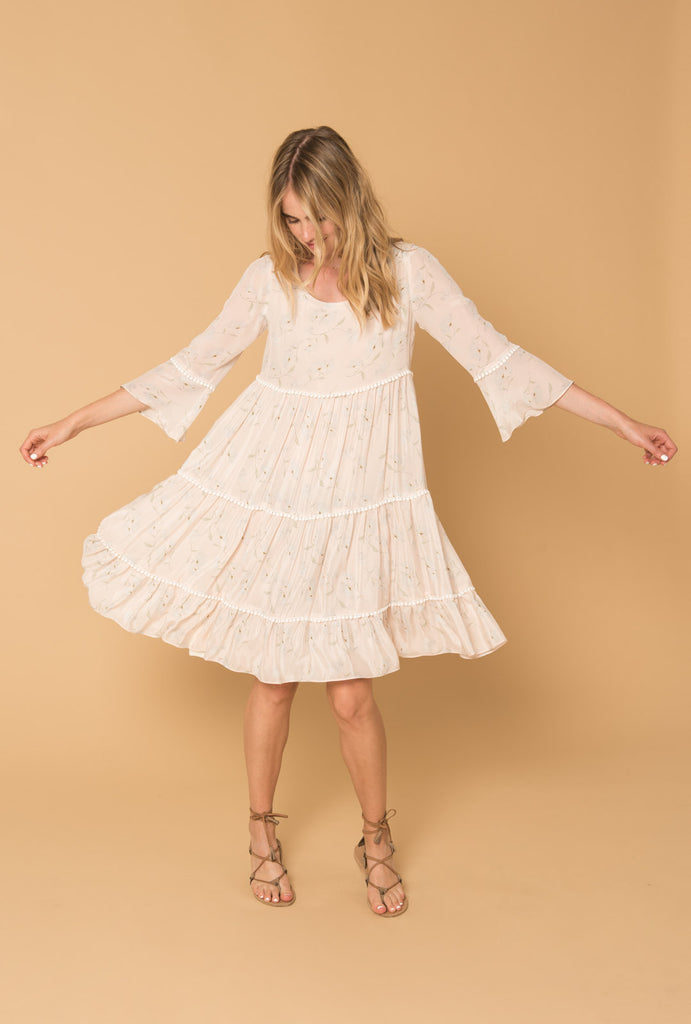 Romance in the Wind Tiered Dress