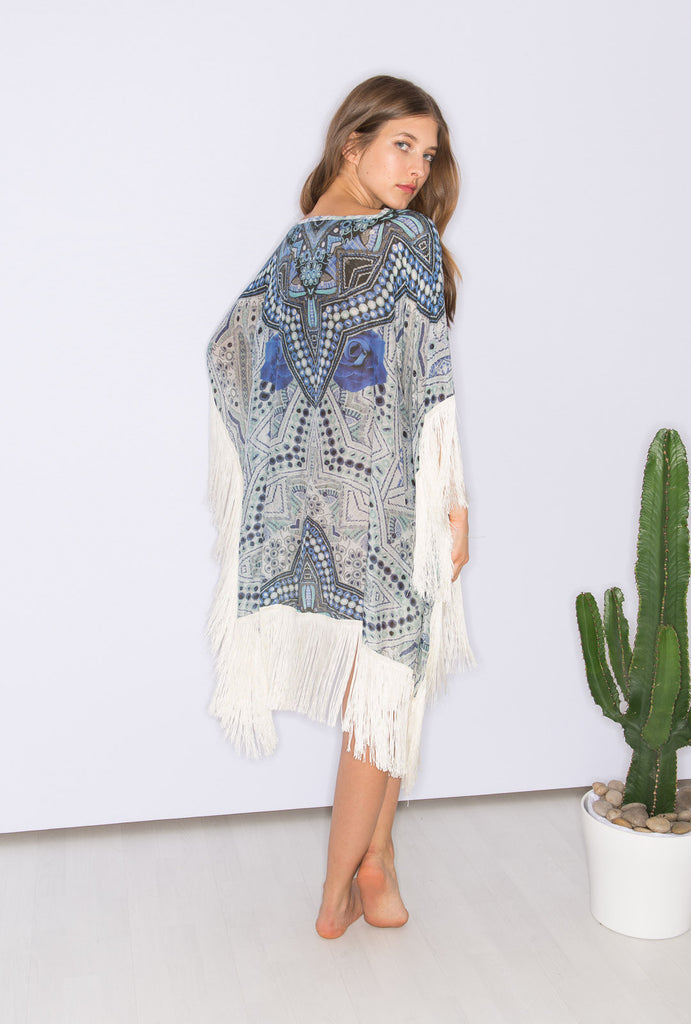 The Indigo Jewels Kaftan