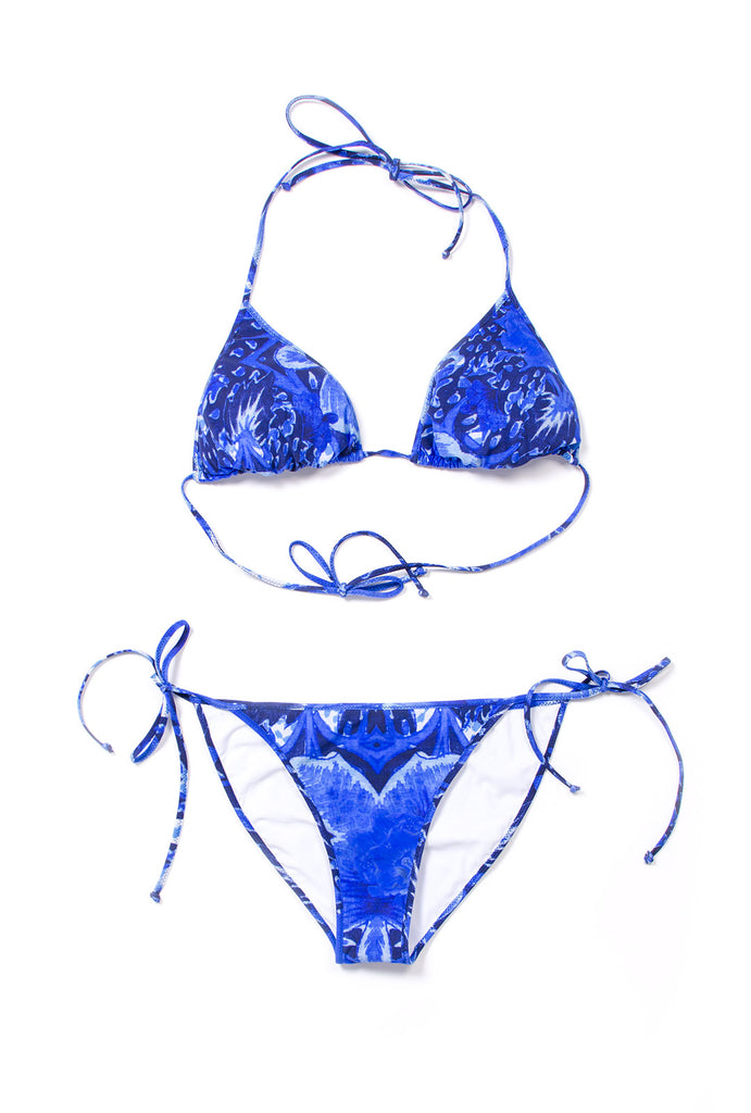 Royal Blue Triangle Bikini