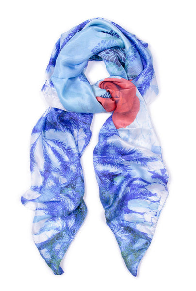 Designer silk scarf